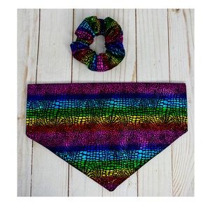 Dog Bandana & Scrunchie set